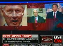 Doctors discussing nutrition and former President Bill Clinton's diet