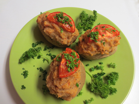 Cannellini Stuffed Potatoes