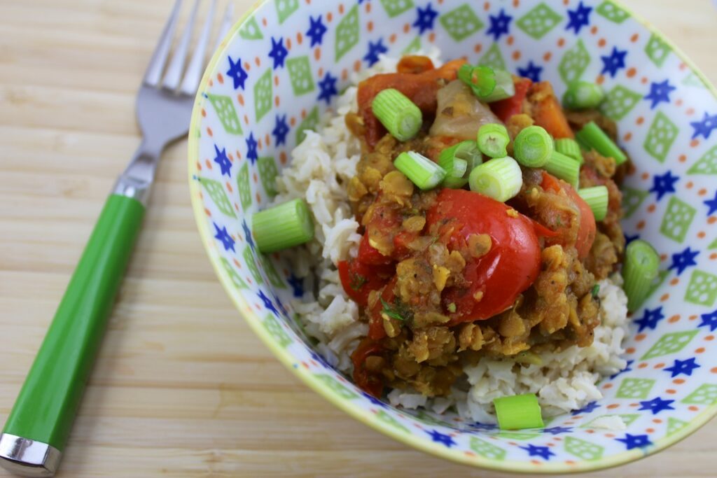 Red Lentil Dal (made in a slow-cooker)