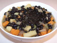 Black Bean and Sweet Potato Soup
